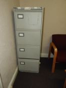 *Four Drawer Foolscap Filing Cabinet (grey)