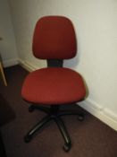 *Gas Lift Operators Chair (red)
