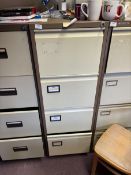 *Four Drawer Foolscap Filing Cabinet (coffee & cream)