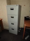 *Four Drawer Foolscap Filing Cabinet (grey)