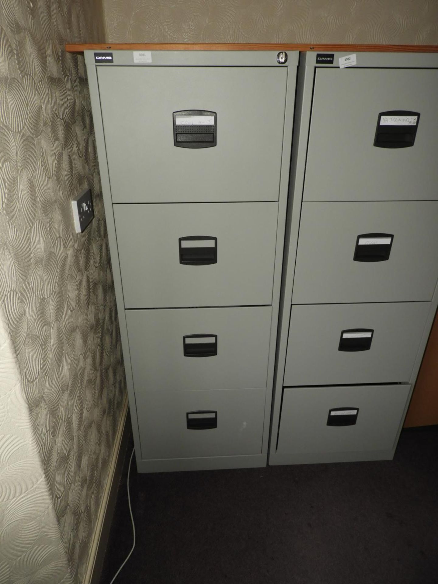 *Four Drawer Foolscap Filing Cabinet (grey)