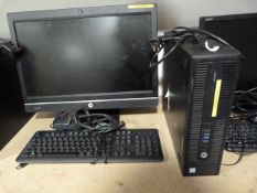 *HP Computer Tower with Monitor, Keyboard and Mouse