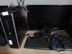 *HP Desktop Computer with Monitor, Keyboard and Mouse