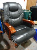 *Black Adjustable Managers Chair
