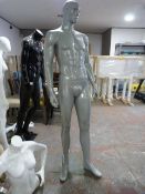 *Silver Male Mannequin