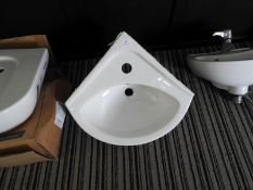 *Cloakroom Corner Basin (ex display)