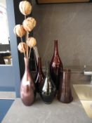 *Five Glass Vases