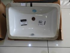 *Vitra Underslung Ceramic Wash Hand Basin