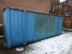 *20ft Site Security Storage Container with Contents to include Various Kitchen Components