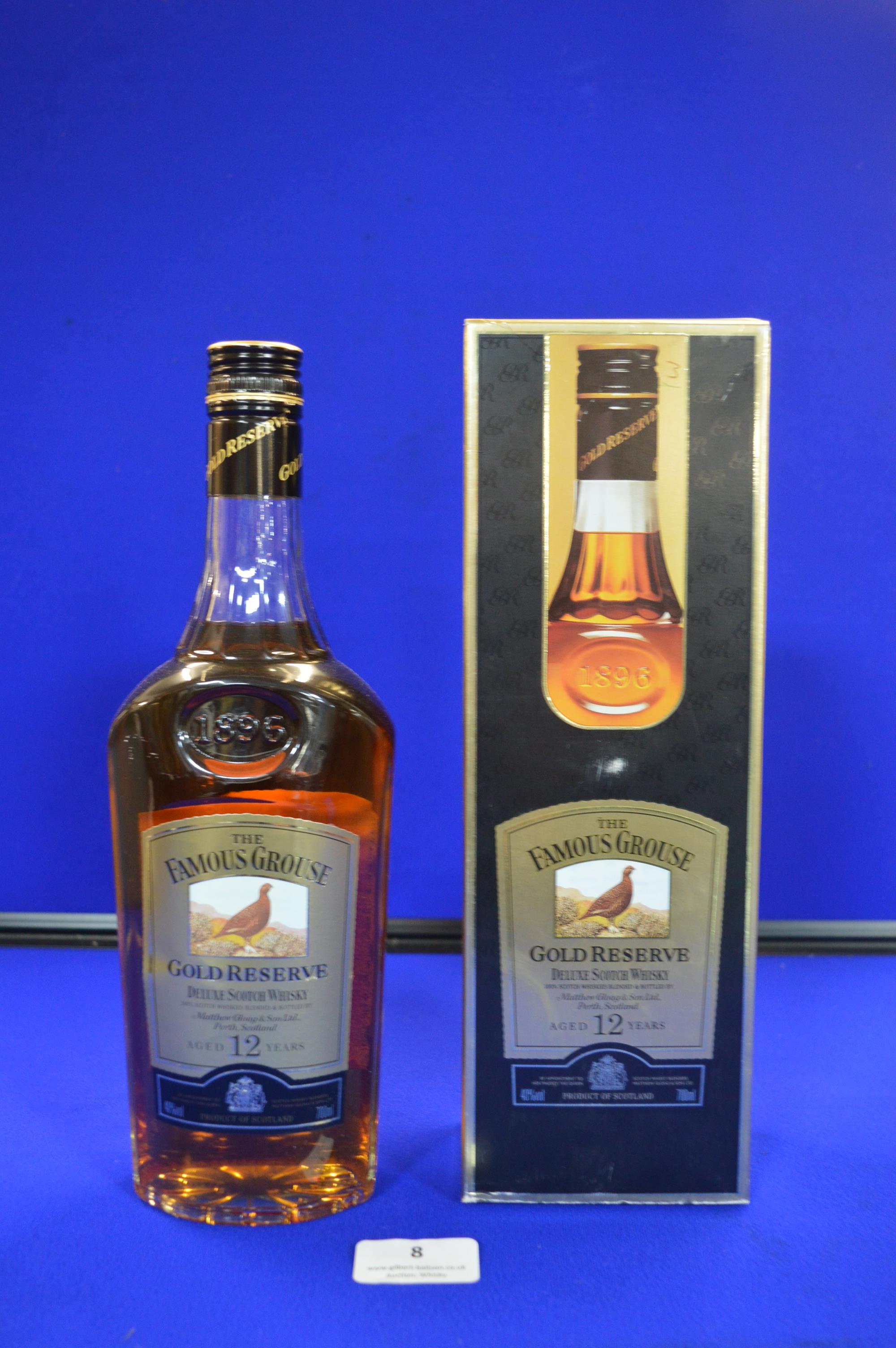 The Famous Grouse Gold Reserve Deluxe 12 Year Scotch Whisky