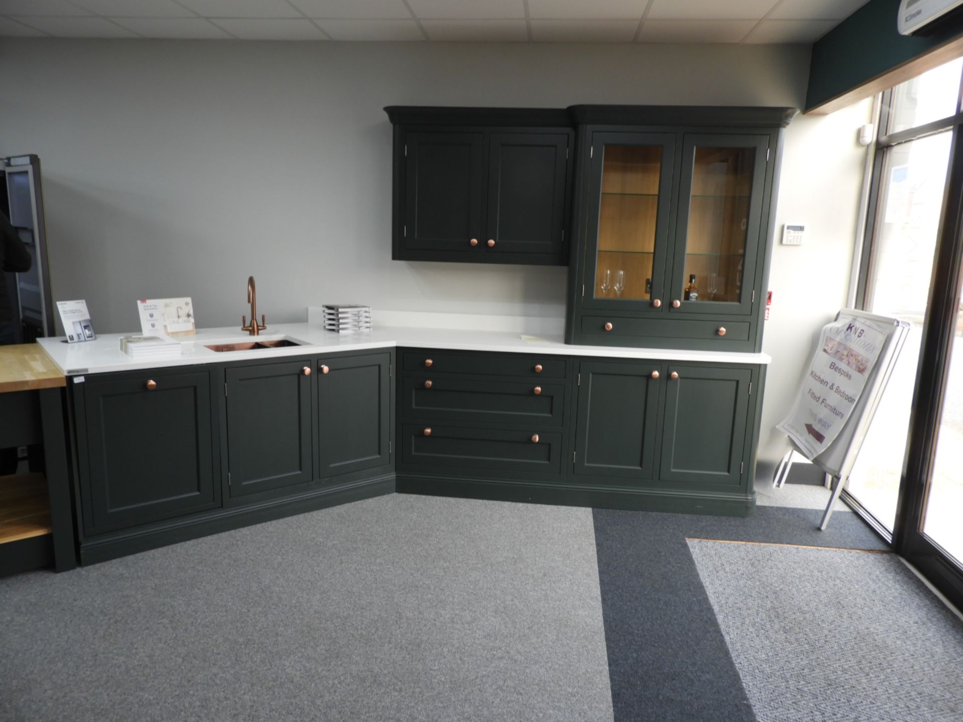 *Belgravia Forest Green Display Kitchen