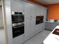 *Dust Grey Display Kitchen with Allana Doors...