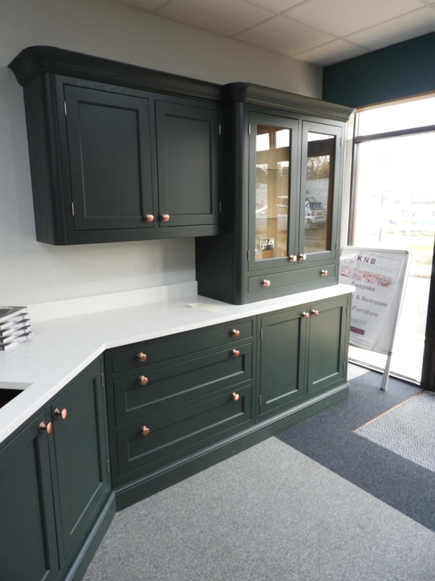*Belgravia Forest Green Display Kitchen - Image 2 of 4