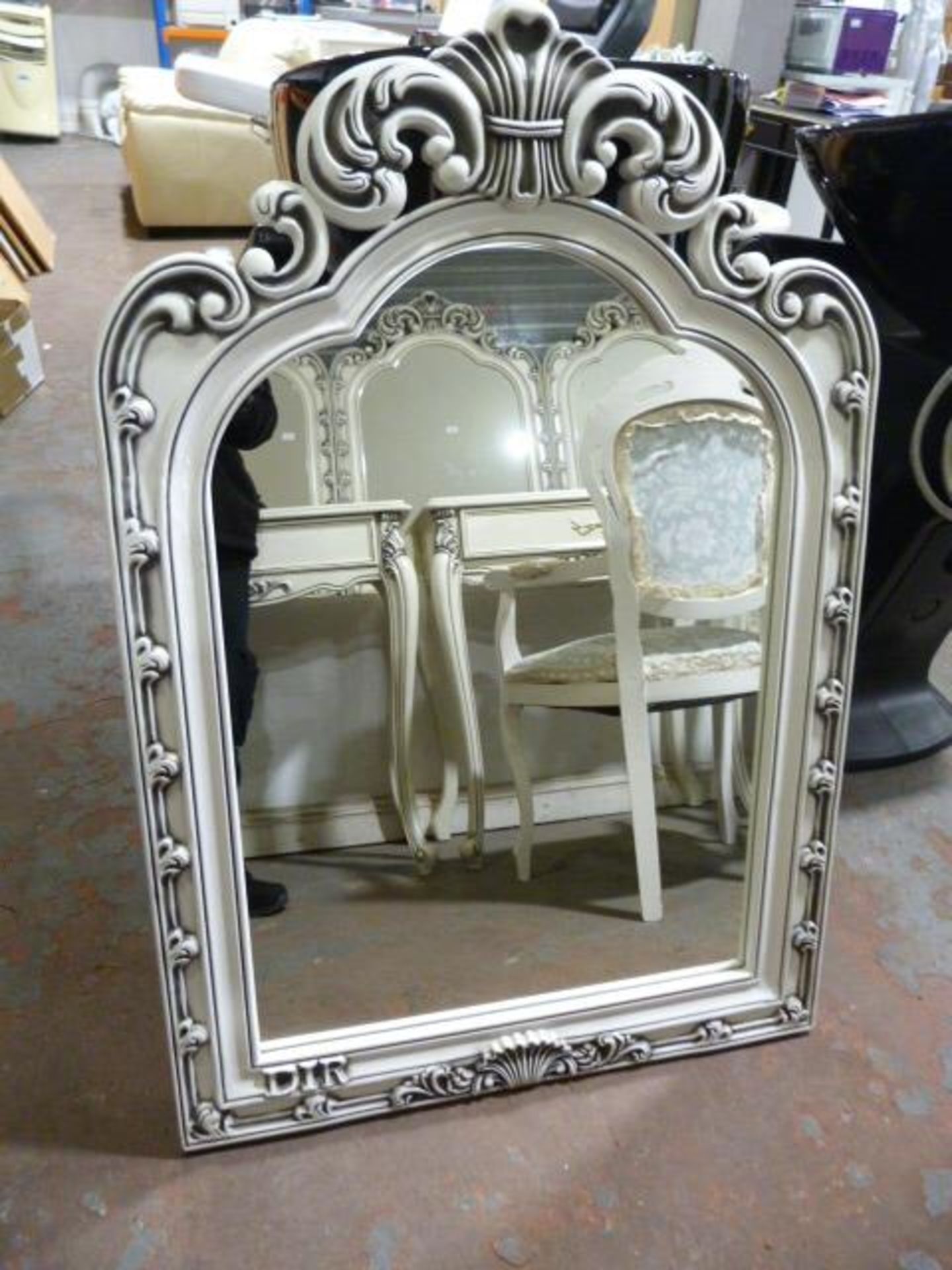 Large Ornate Salon Mirror ~109x76cm