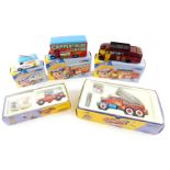 Five Corgi Classics Chipperfield's Circus vehicles, comprising a Scammell Constructor cannon and