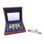 A Royal Mint United Kingdom Executive Proof Coin Set 2005, with certificate No 4208, cased.