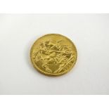 A George V full gold sovereign 1913, 8.0g.
