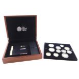 A Royal Mint United Kingdom 2012 Premium Proof Coin Set, cased and boxed, with certificate.