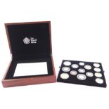 A Royal Mint United Kingdom 2017 Premium Proof Coin Set, cased and boxed, with certificate.