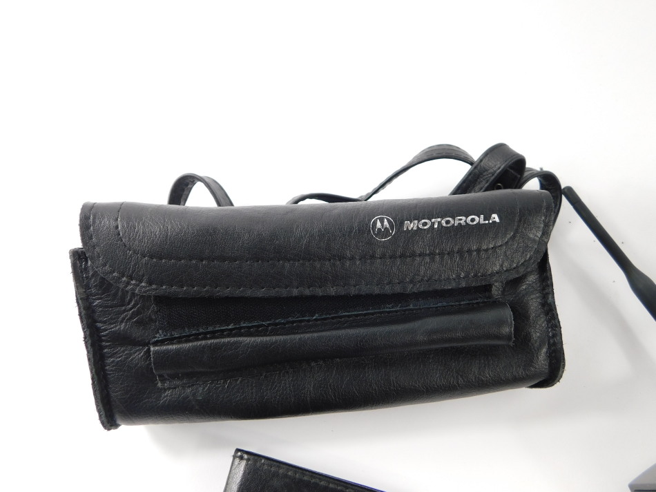 A Motorola Cellular portable telephone, model 8500X, with nickel cadmium battery, charger, bag and - Image 8 of 8