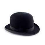 A Moores The Tween bowler hat, for G A Brough, 20 High Street, Boston, 16.5cm wide, 20.5cm deep.