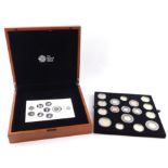 A Royal Mint United Kingdom 2016 Premium Proof coin set, cased and boxed, with certificate.