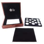 A Royal Mint United Kingdom 2018 Premium Proof Coin Set, cased and boxed, with certificate.