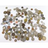 Victorian and later silver and copper coinage, including an 1894 half crown, further half crowns,