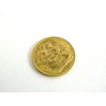 An Edward VII full gold sovereign 1908, 8.0g.