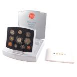 The Royal Mint Year 2000 Executive Proof Coin Collection, with certificate, cased.
