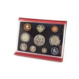 A Royal Mint United Kingdom Deluxe Proof Coin Set 2001, Glimpses Of The Victorian Era, cased with