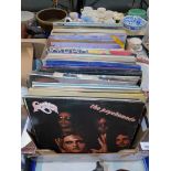 LPs and records, including Elton John, ELO, Dire Straits, Elvis Costello, together with sound