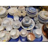 Pottery and porcelain dinner and tea wares, including Midwinter Stonehenge pattern, Royal