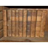 .- The Sporting Magazine..., 10 vols, New Series vols 8-17 only, engraved titles and plates