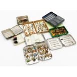 A collection of vintage and later salmon and sea-trout flies, three vintage alloy fly boxes and