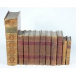 Moliere ([Jean-Baptiste]) OEUVRES 8 vol., contemporary morocco over patterned boards, spines gilt,