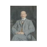 Reginald Grenville Eves (1876-1941). A portrait of in a seated three quarter length