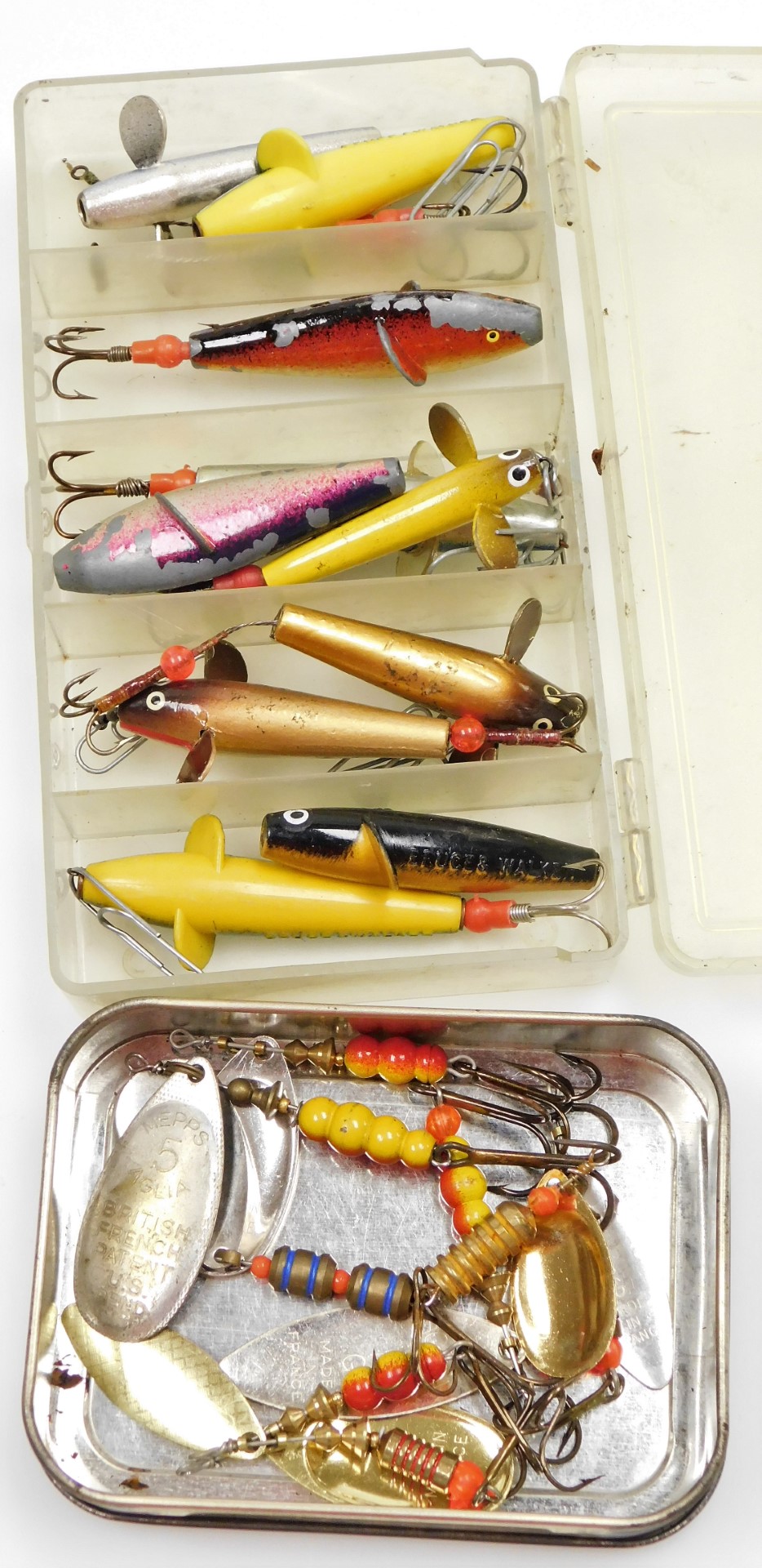 A collection of Bruce & Walker Devon minnows and others, including ABU Toby lures. - Image 3 of 3
