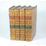 Tacitus (Cornelius) OPERA OMNIA 4 vol, additional engraved title with tissue guard vol 1, title