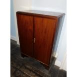 A mahogany tallboy, 75cm wide.