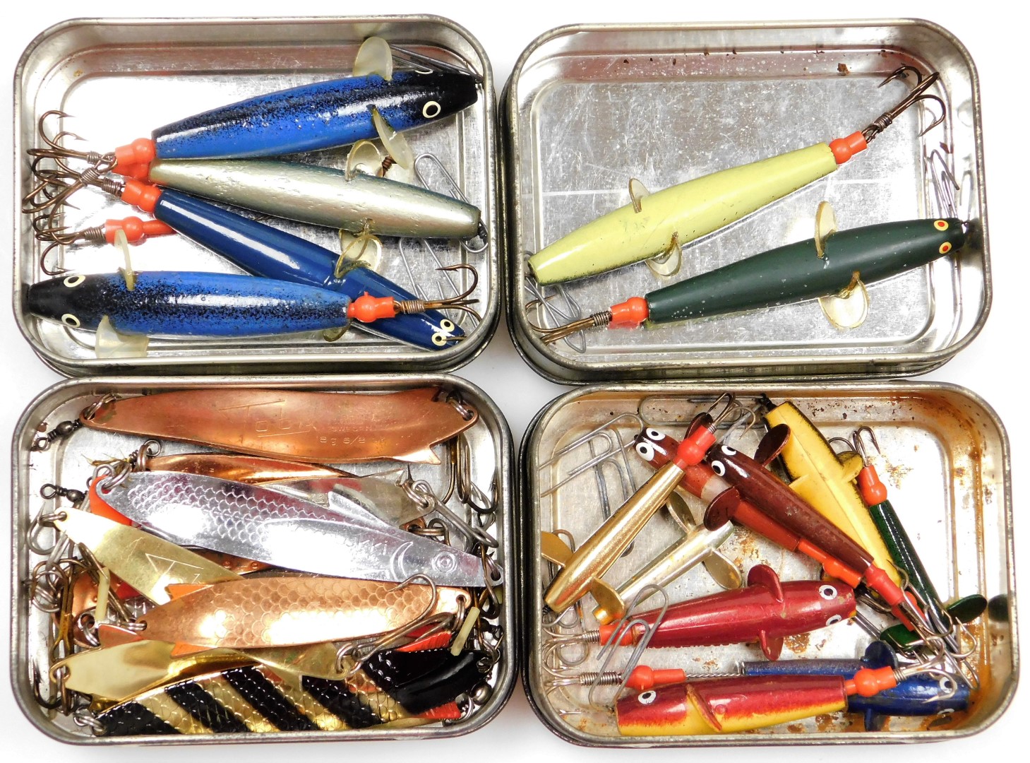 A collection of Bruce & Walker Devon minnows and others, including ABU Toby lures. - Image 2 of 3
