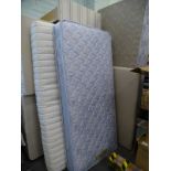 Various beds, divan style bases, floral single mattress, 93cm wide, etc. (a quantity)