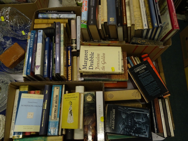 Books, fiction, non fiction, to include classics, George Elliott, Daniel Defoe, Shakespeare's