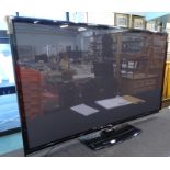 An LG 60" LCD TV, lacking remote. (AF)