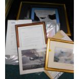 Miscellaneous mainly aviation prints, to include after David Waller, Return from Arnhem, a