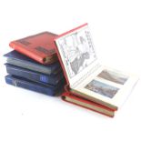 Naval prints.- seven ring binders containing loose, mainly naval prints and some Shakespeare-