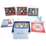 Uncirculated and proof coin collections, comprising 1993, 1994, 1996, 1997, 1998 & 2000, and The