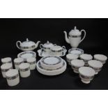 A Wedgwood porcelain part tea and coffee service decorated in the Asia pattern, G30, printed and