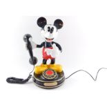 A KCL Technology Limited Mickey Mouse novelty telephone, model 1.