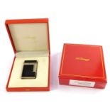 An S T Dupont laque de chine pocket lighter, serial no 4FK12J8, cased and boxed.